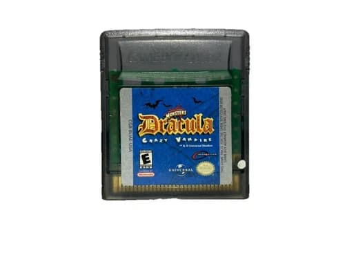 Dracula Crazy Vampire (Gameboy Color GBC) Tested & Working