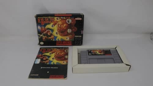 Advanced Dungeons & Dragons: Eye of the Beholder (SNES, 94) Complete in Box Ci