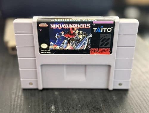 Ninja Warriors for Super Nintendo SNES Authentic, Tested