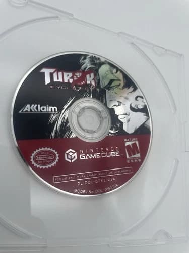 Turok: Evolution (Nintendo GameCube, 2002) CLEAN DISC ONLY - TESTED & WORKING