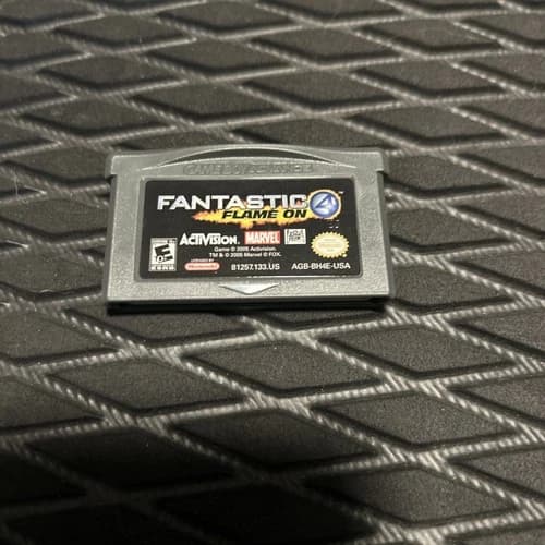 Fantastic 4 Flame On - Gameboy Advance Video Game - GBA - Tested