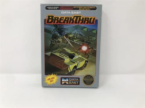 BreakThru - Nintendo NES - 100% Complete In Box CIB