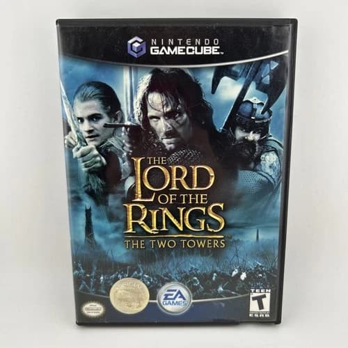 The Lord of the Rings: The Two Towers (Nintendo GameCube, 2002) Complete Tested