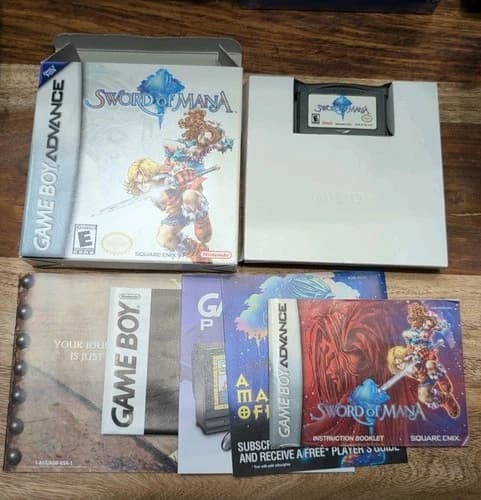 Sword of Mana Nintendo Game Boy Advance GBA 2003 Fully Cib Complete