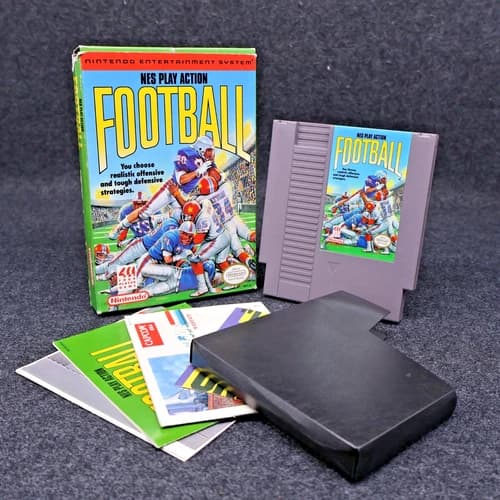 Play Action Football (NES) CIB - Authentic Good Condition