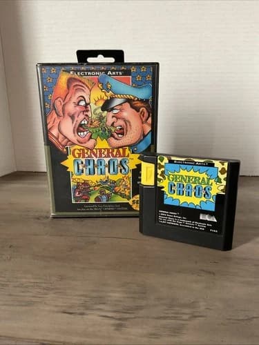 GENERAL CHAOS VIDEO GAME 1993 SEGA GENESIS