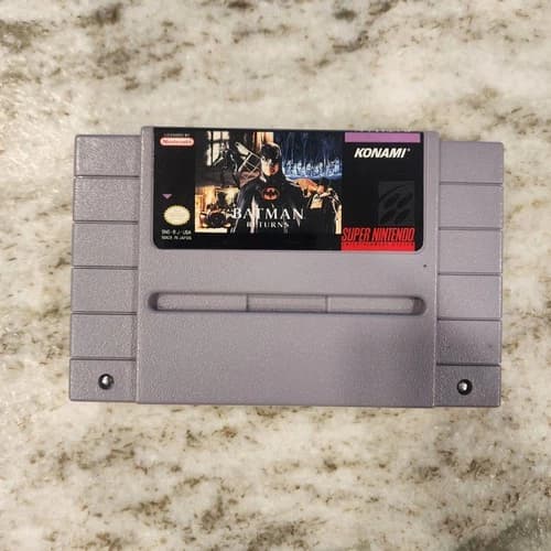 Batman Returns Super Nintendo SNES 1992 Game Cartridge Used Tested Working