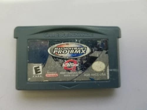 Mat Hoffman's Pro BMX Nintendo Game Boy Advance Cart only tested cleaned