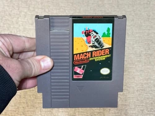 Mach Rider - Nintendo NES Game Cartridge - Authentic - Tested