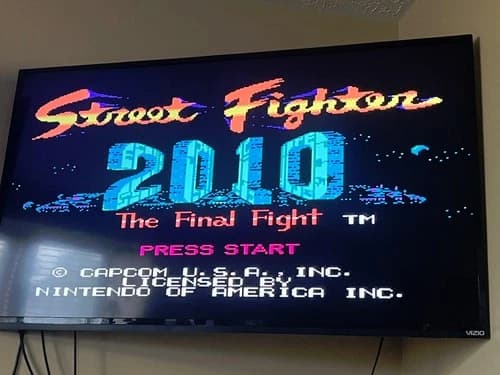 Street Fighter 2010: The Final Fight (1990) - STREET FIGHTER 2010 for NES