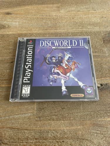 Discworld II: Mortality Bytes - Sony PlayStation 1, 1997 - Complete - PS1