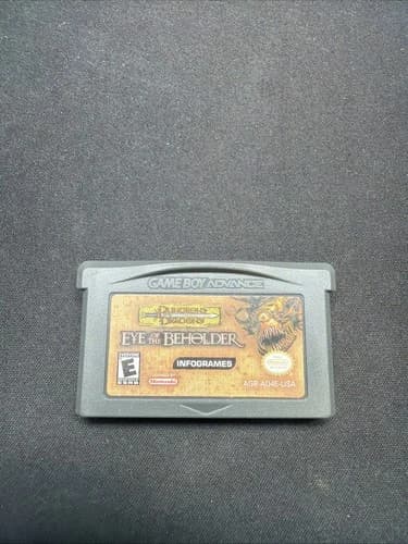 Dungeons & Dragons Eye of the Beholder (Game Boy Advance, 2002) TESTED WORKING