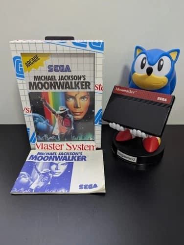 SEGA Master System MICHAEL JACKSON'S MOONWALKER Retrogame CIB