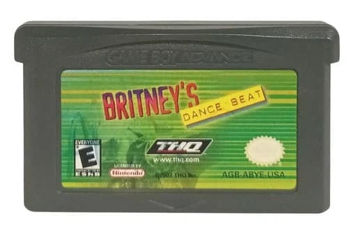 Britney's Dance Beat for Nintendo GameBoy Advance AGB-ABYE-USA (2002) *Game Only