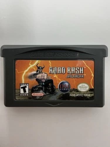 Road Rash Jailbreak Nintendo Game Boy Advance GBA Cartridge Only Tested