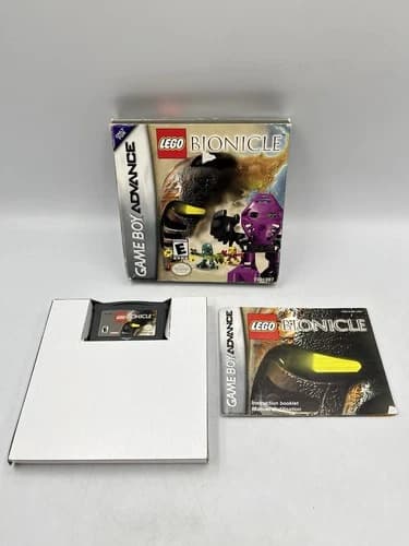 LEGO Bionicle (GBA, Nintendo Game Boy Advance, 2003) Complete In Box