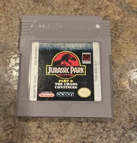 Nintendo Gameboy Game Only Jurassic Park Part 2 The Chaos Continues -tested-