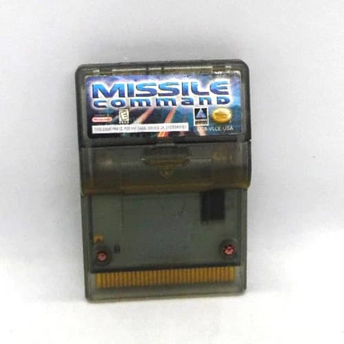 Missile Command GameBoy Color Authentic Cartridge only Tested W/ Battery Cover