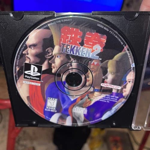 Tekken 2 (PlayStation 1 PS1) Black Label Disc Only - TESTED Free Shipping