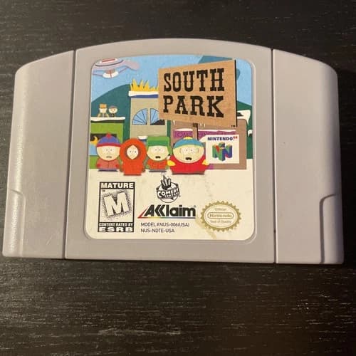 South Park {N64 1998} Authentic, tested, and working!