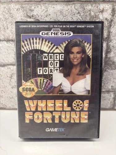 Wheel of Fortune (Sega Genesis, 1992) Complete in box | Tested