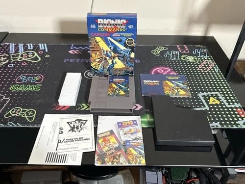 Bionic Commando Authentic Nintendo NES Complete CIB Great Condition