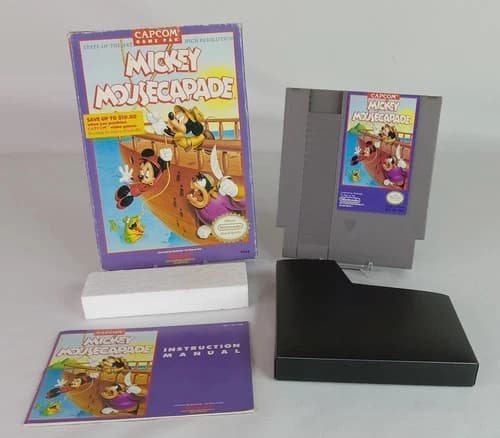 Mickey Mousecapade Nintendo Entertainment System NES Complete in Box CIB Tested