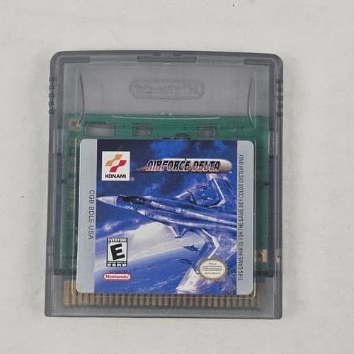 Airforce Delta Game Boy Color Video Game Konami Shooter Cartridge Only