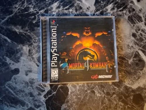 Mortal Kombat 4 Playstation PS1 Complete CIB Tested