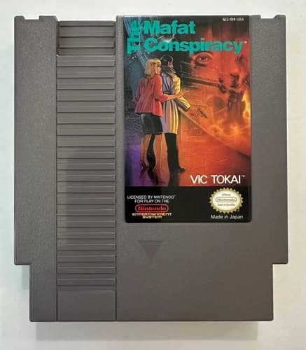 The Mafat Conspiracy NES Game Tested Clean Label