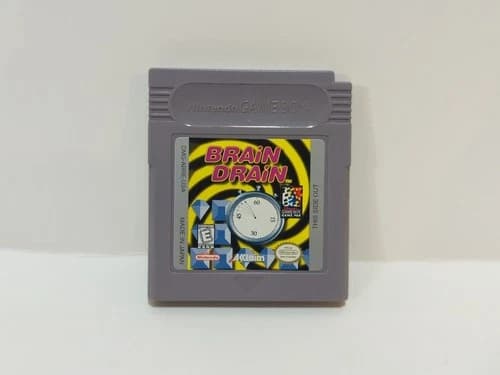 Brain Drain (Nintendo Game Boy, 1998) Cartridge tested, and authentic.
