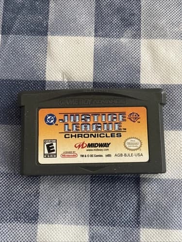 Justice League Chronicles GameBoy Advance - Cartridge Only, Tested