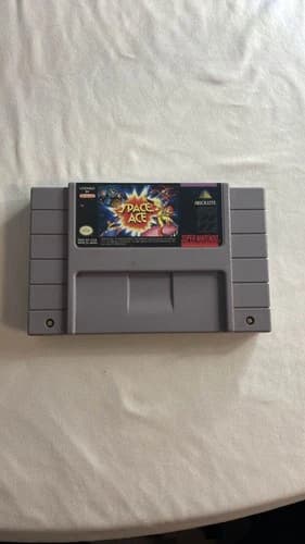 Space Ace Super Nintendo SNES Game Cartridge Tested