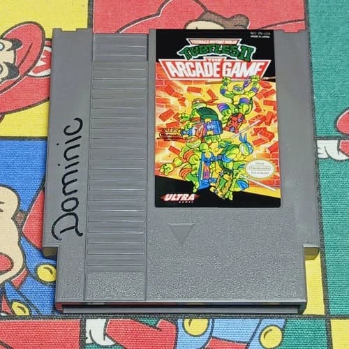 Teenage Mutant Ninja Turtles II: The Arcade Game (Nintendo NES) Authentic/Clean