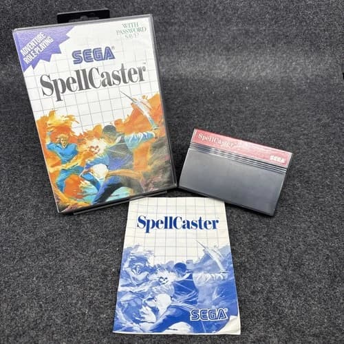 SpellCaster (Sega Master System) - CIB Good Condition