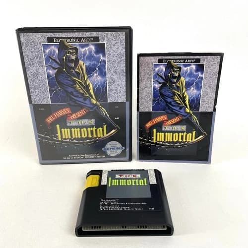 🔥The Immortal (Sega Genesis 1991) Complete CIB W Manual TESTED!🔥