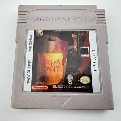 Kingdom Crusade Nintendo Game Boy Authentic Cartridge Only Tested/Works
