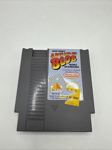 A Boy And His Blob: Trouble On Blobolonia (Nintendo NES) Game Tested Authentic