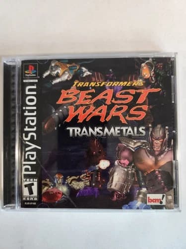 Transformers Beast Wars Transmetals Playstation 1 PS1 PSX CIB NTSC/US