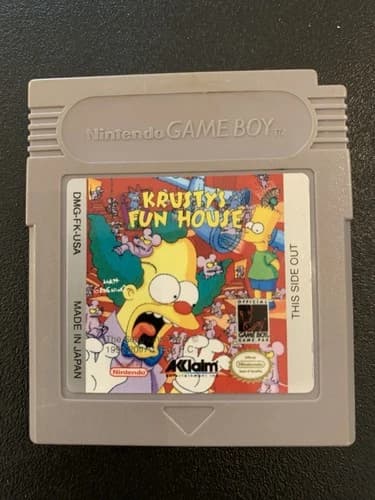 Krusty's Fun House Game Boy