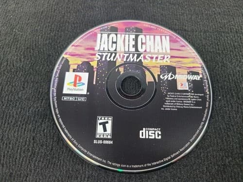Jackie Chan Stuntmaster PlayStation PS1 Disk Only (TESTED)