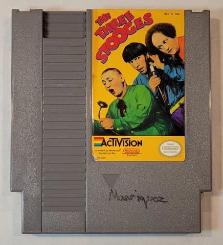 1989 The Three Stooges Nintendo Entertainment System NES Video Game Cartridge