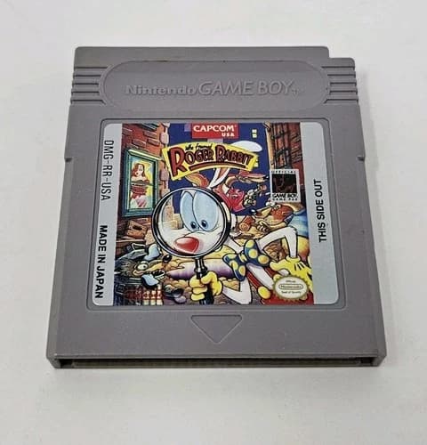 Who Framed Roger Rabbit (Nintendo Game Boy, 1991) Original Authentic Vintage