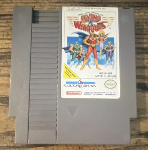 Culture Brain USA Flying Warriors for Nintendo NES NTSC-U/C Video Game Cartridge