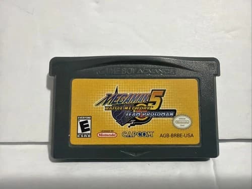 Mega Man Battle Network 5 Team Protoman Nintendo Game Boy Advance GBA Authentic