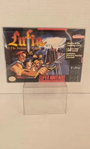 Nintendo SNES Lufia & the Fortress of Doom CIB Authentic *Tested & Works*