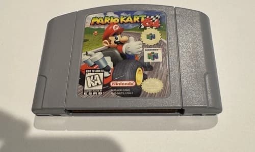 Mario Kart 64 Nintendo 64 N64 Authentic OEM Tested & Working Clean Label