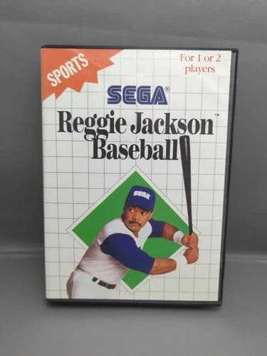 * Reggie Jackson Baseball (Sega Master System SMS, 1988) Complete CIB