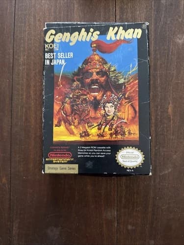 Genghis Khan (Nintendo NES, 1990) - CIB