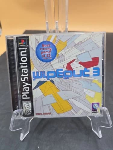 Wipeout 3 - Sony PlayStation PS1 Complete Game w/ Reg Card - Tested/Works